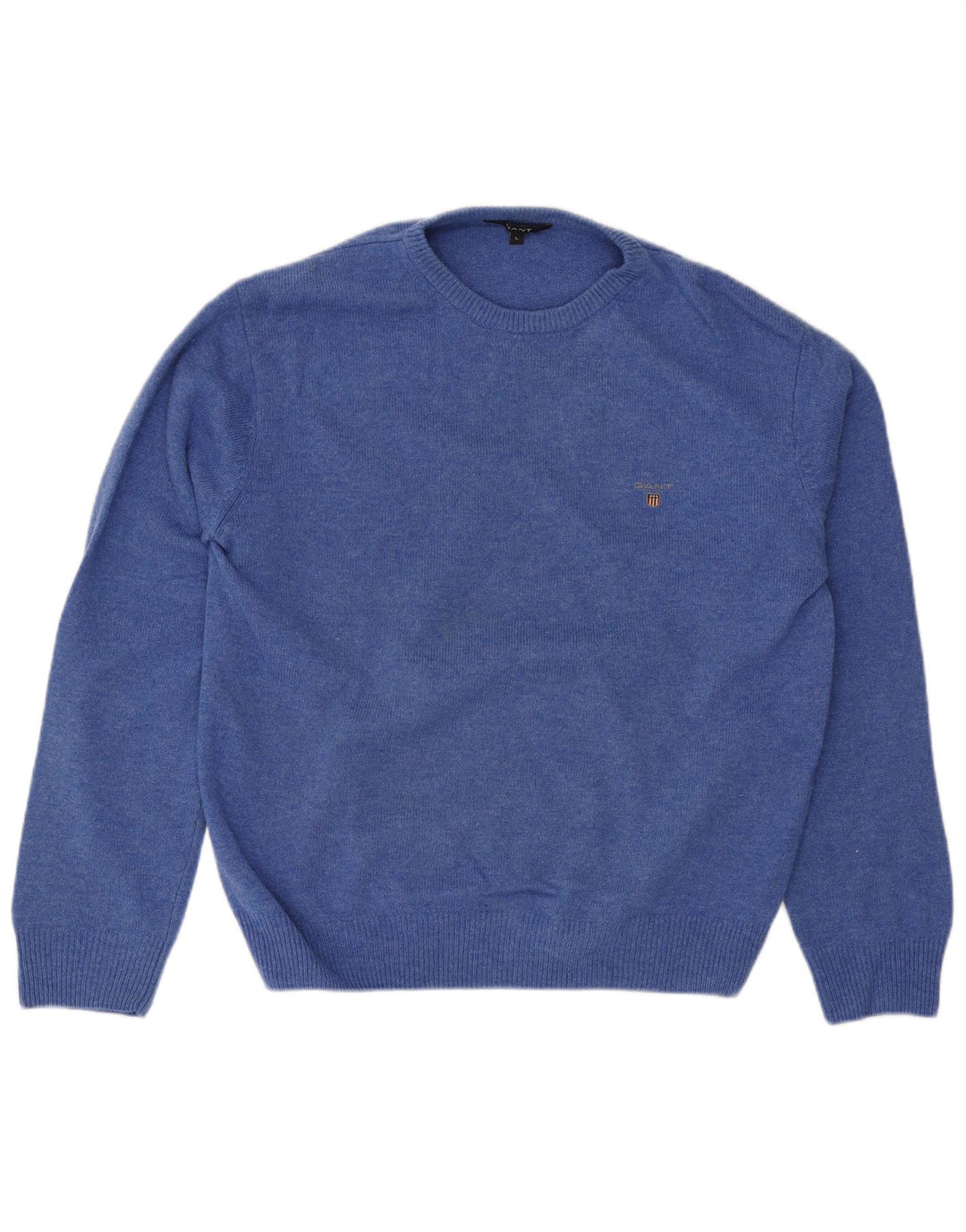 Gant Uomo Maglione Girocollo Maglione Grande Lana Blu