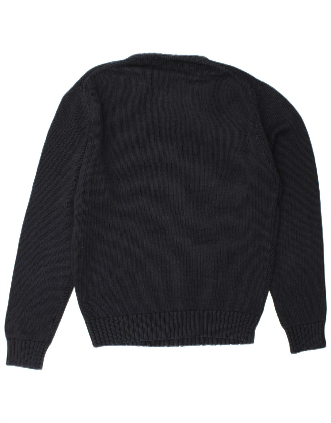 Maglione maglione girocollo da uomo Zara in cotone nero medio