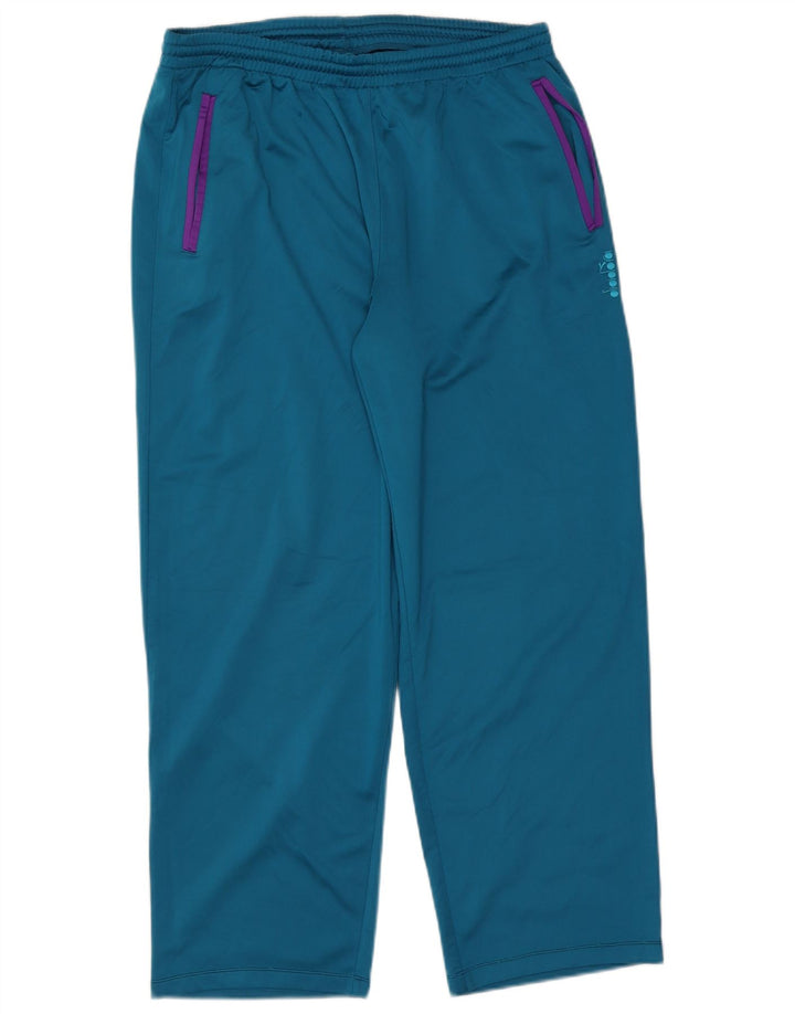 DIADORA Pantaloni da tuta da uomo UK 46 XL Blu poliestere