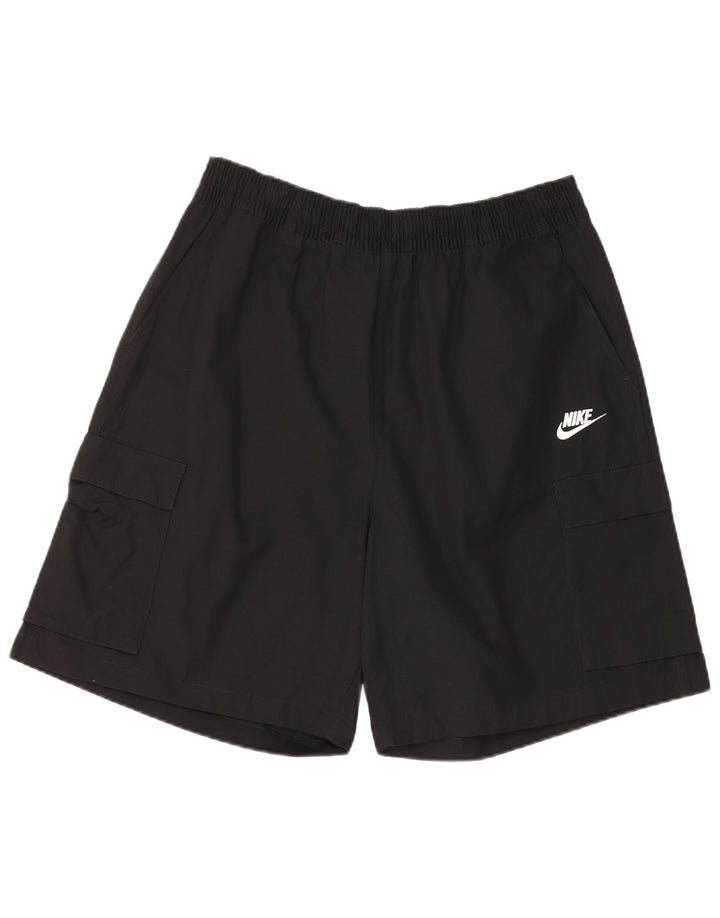 Pantaloncini cargo Nike da uomo grandi W34 in cotone nero