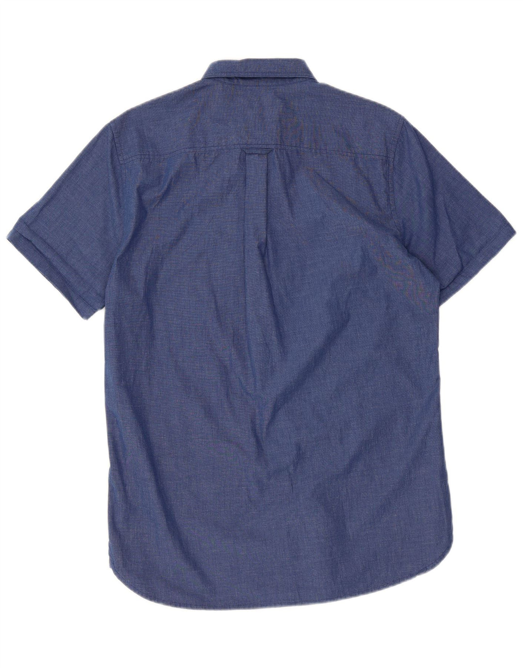 Camicia a maniche corte da uomo Superdry Small in cotone blu