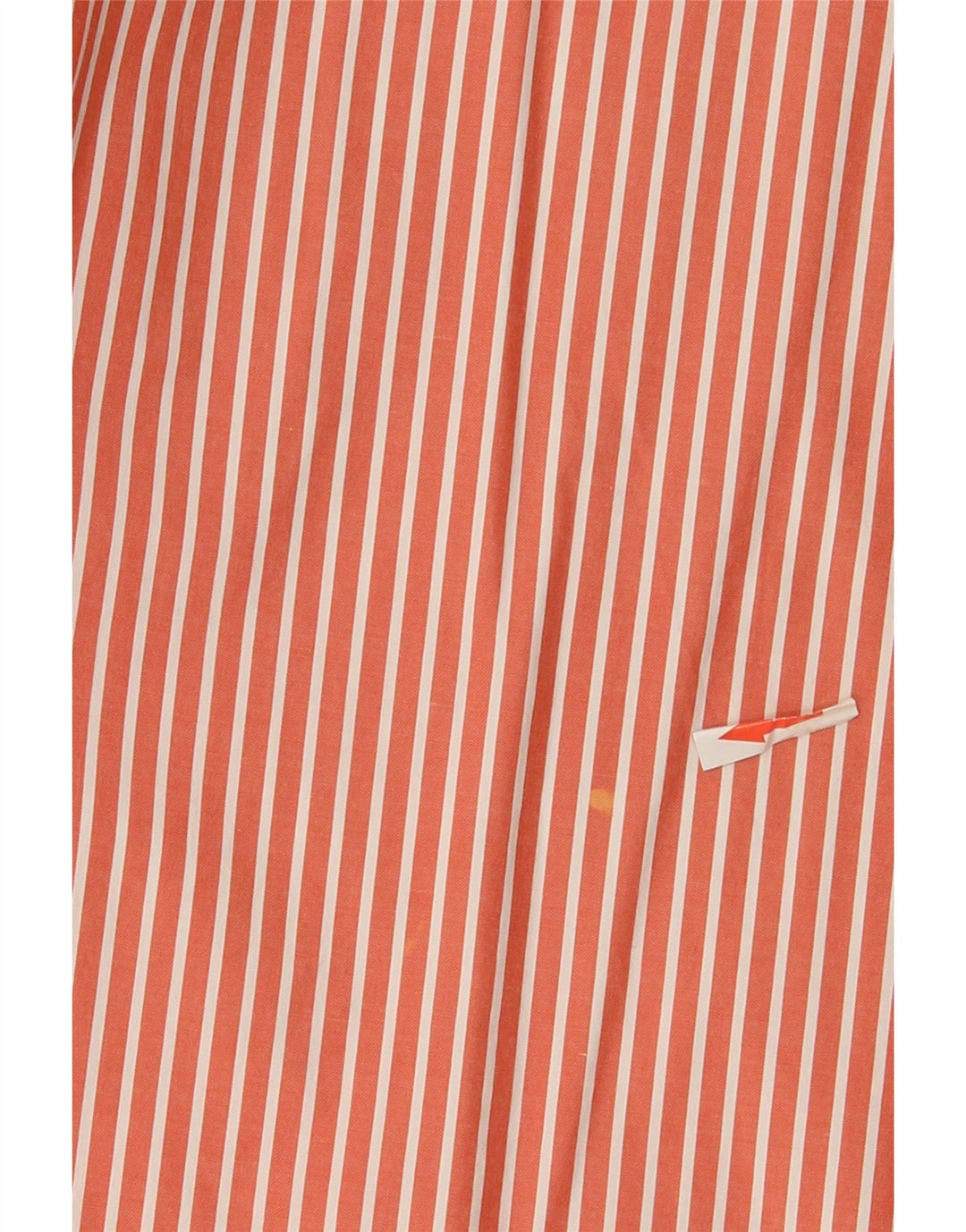 Camicia da uomo Tommy Hilfiger in cotone gessato arancione medio
