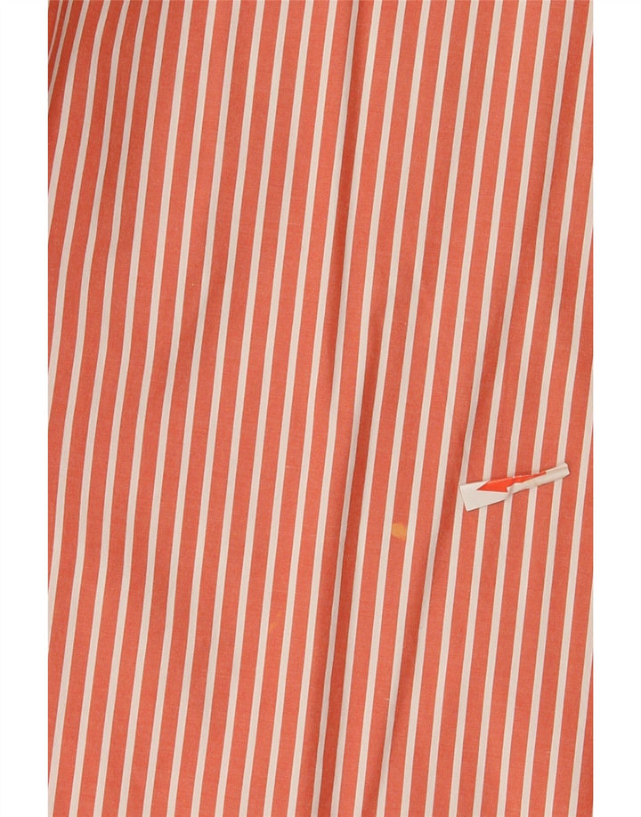 Camicia da uomo Tommy Hilfiger in cotone gessato arancione medio