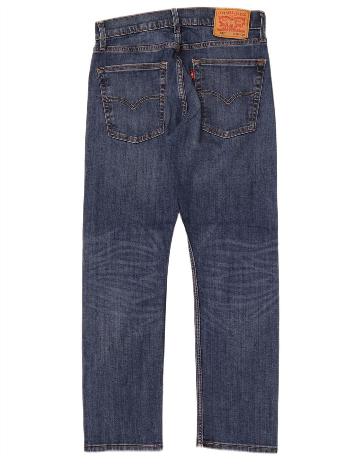 Levi's Uomo 513 Jeans Slim W30 L30 Cotone Blu