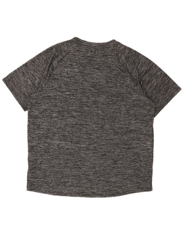 Maglietta da uomo Under Armour Top 2XL Poliestere chiazzato grigio
