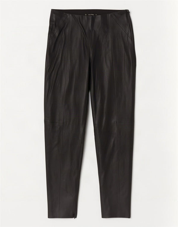 Pantaloni skinny da donna in ecopelle Zara medi W28 L27 poliestere nero