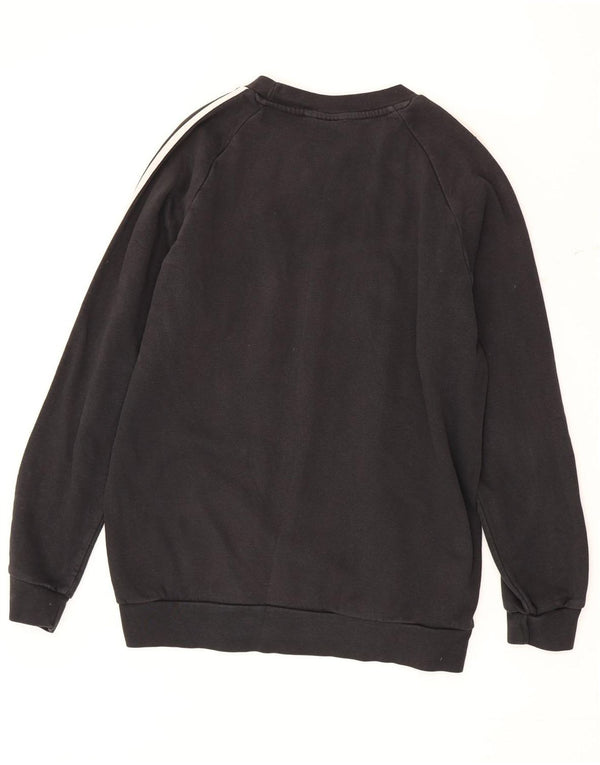 Felpa Adidas Uomo Maglione Medio Nero Cotone