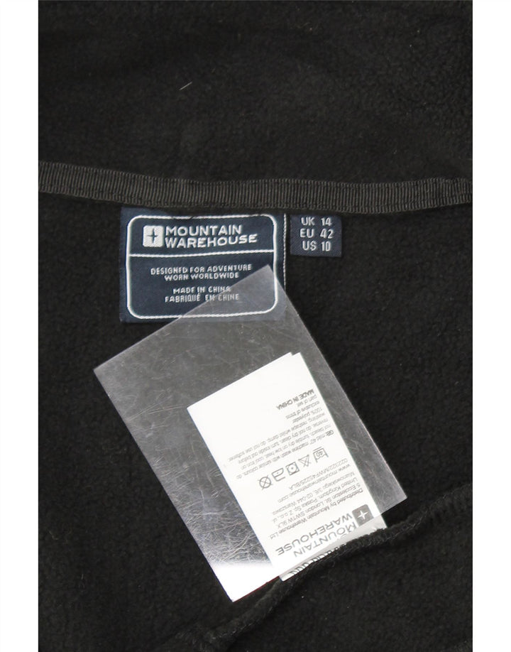 MOUNTAIN HARDWEAR Womens Fleece Jacket UK 14 Large Black Polyester Vintage Mountain Hardwear and Second-Hand Mountain Hardwear from Messina Hembry 