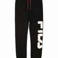 Pantaloni da tuta grafica da uomo Fila Joggers piccoli in cotone nero