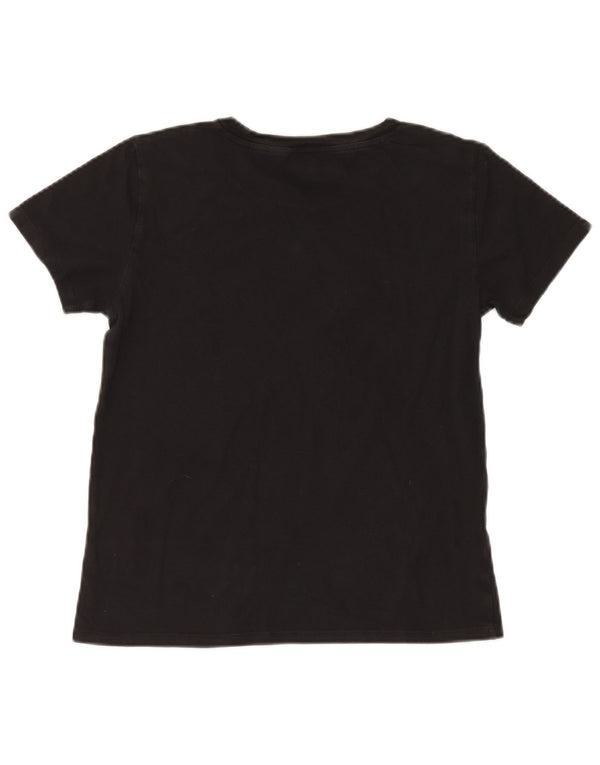 T-shirt grafica da donna Levi's Top UK 10 piccola nera