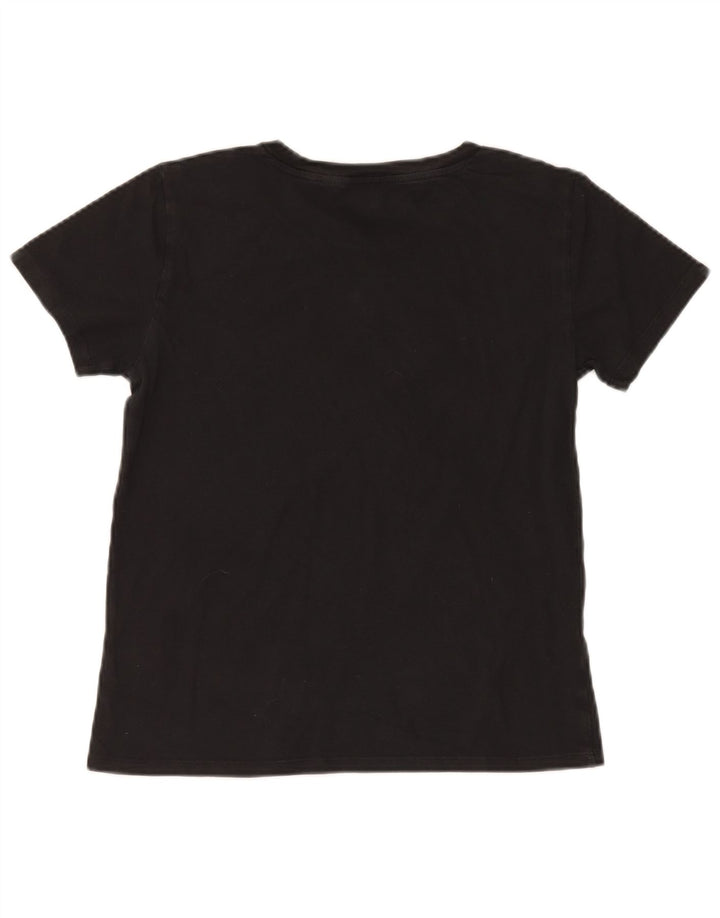 T-shirt grafica da donna Levi's Top UK 10 piccola nera