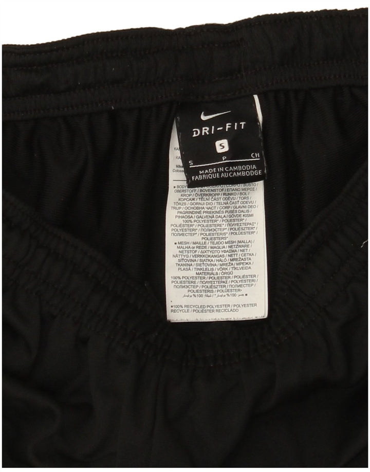 Pantaloni da tuta da uomo NIKE Dri Fit piccoli in poliestere nero