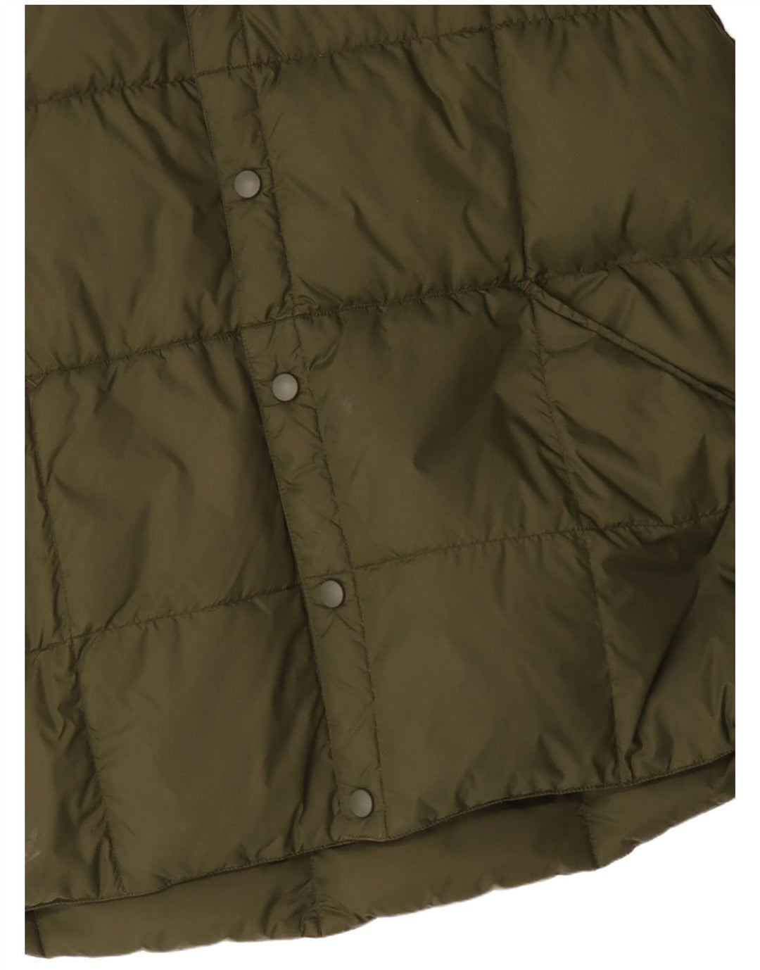 Gilet imbottito da uomo LANDS END UK 40 grande verde