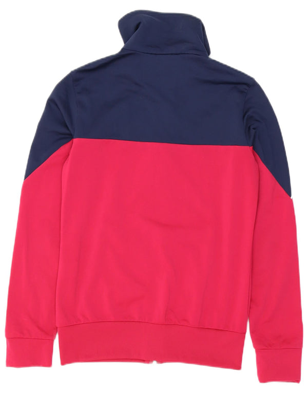 Giacca da tuta da donna Puma UK 8 Small Poliestere color block rosa