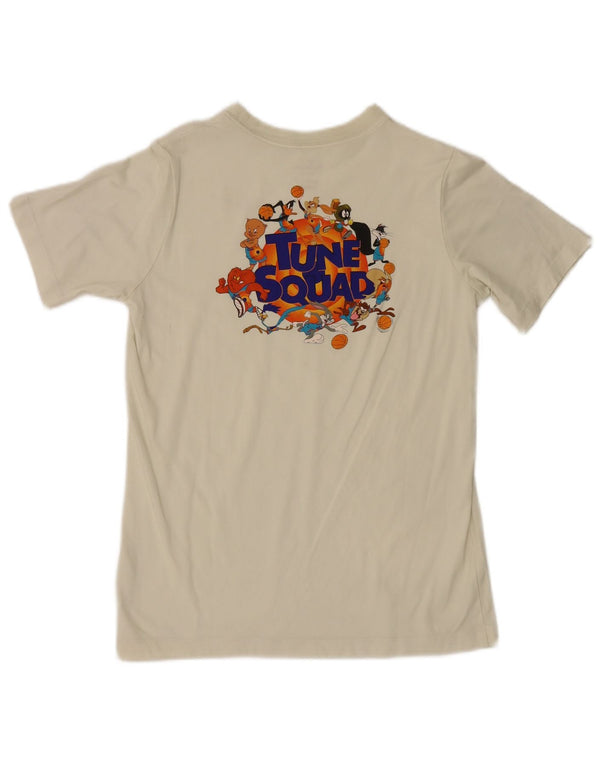 T-shirt grafica Nike Looney Tunes da bambino per ragazzi 13-14 anni XL bianco sporco