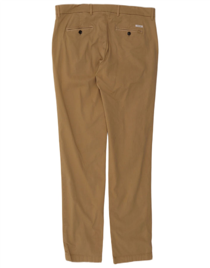 Pantaloni chino slim da uomo Calvin Klein W36 L34 Beige