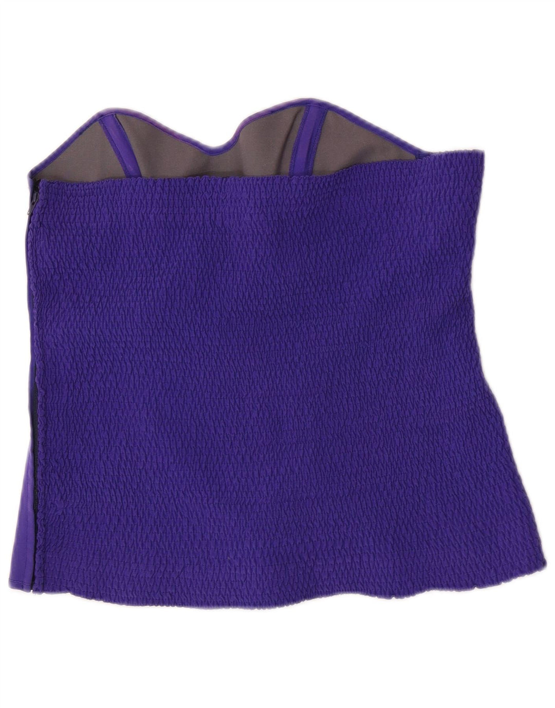 Pancaldi & B Top Corsetto da Donna UK 8 Piccolo Viola Seta