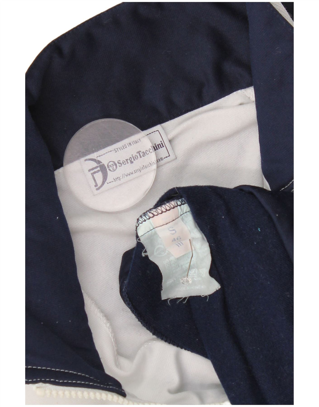Giacca da ginnastica da uomo Sergio Tacchini Small Colorblock blu navy