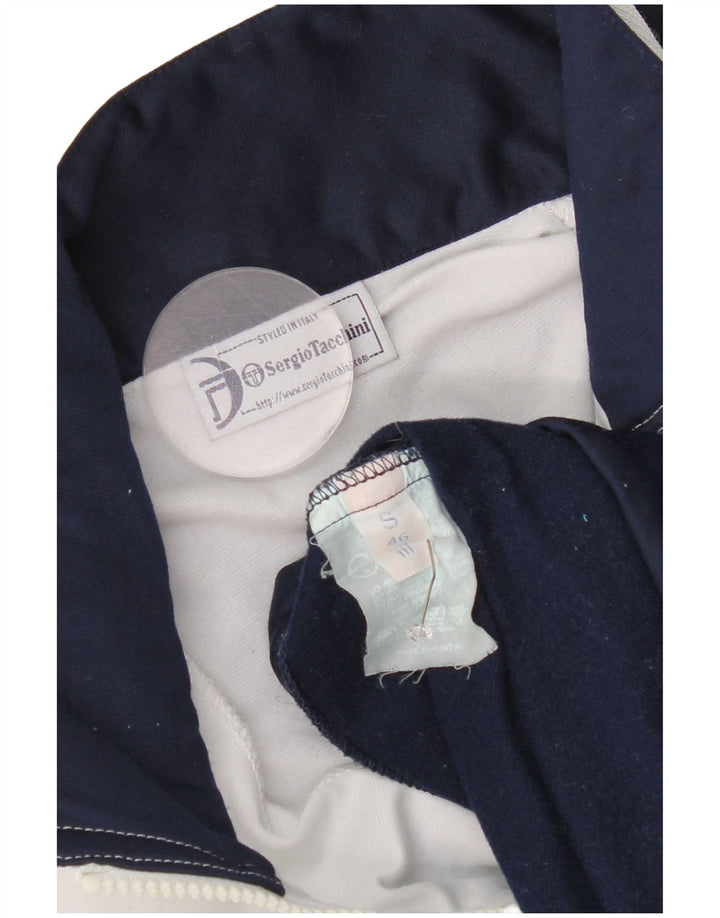 Giacca da ginnastica da uomo Sergio Tacchini Small Colorblock blu navy