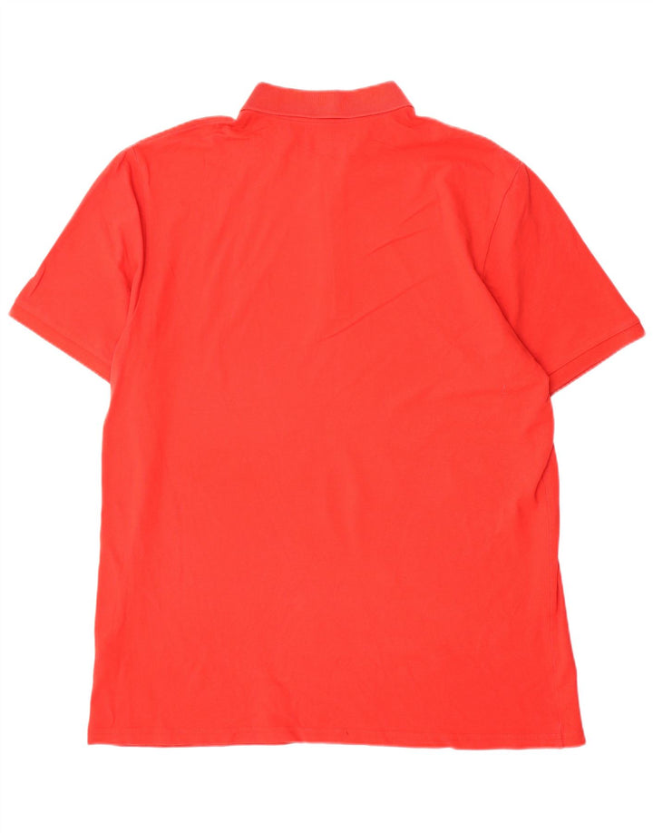 Polo da uomo Fila 2XL in cotone rosso