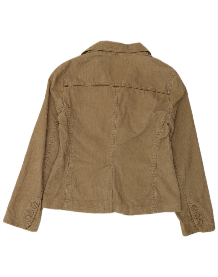 Giacca blazer da donna in velluto a coste a 3 bottoni Massimo Dutti EU 42 Large Marrone