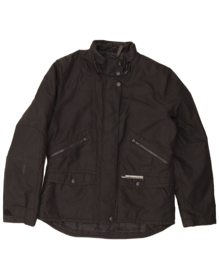 Giacca a vento oversize da donna Levi's UK 10 Small Poliestere nero