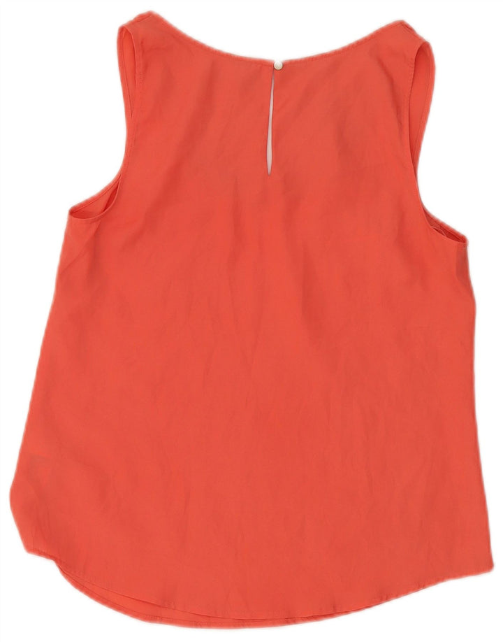 Camicetta senza maniche da donna Oasis UK 10 Small Arancione Poliestere