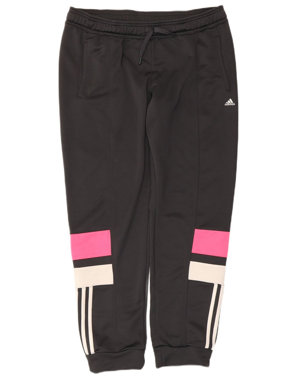 Pantaloni da tuta da donna Adidas Climalite Joggers UK 16/18 Large Nero