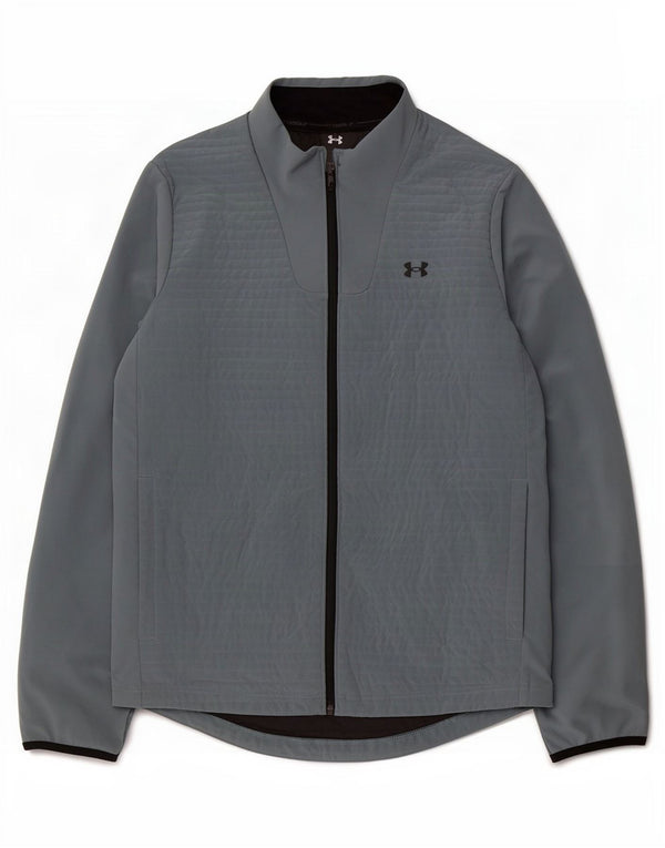 Giacca da tuta da uomo Under Armour Cold Gear, grande, in poliestere grigio