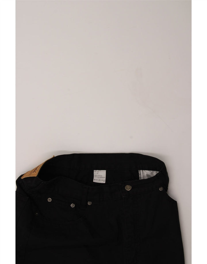 VINTAGE Womens Tapered Jeans EU 40 Medium W30 L29 Black Cotton Vintage Vintage and Second-Hand Vintage from Messina Hembry 