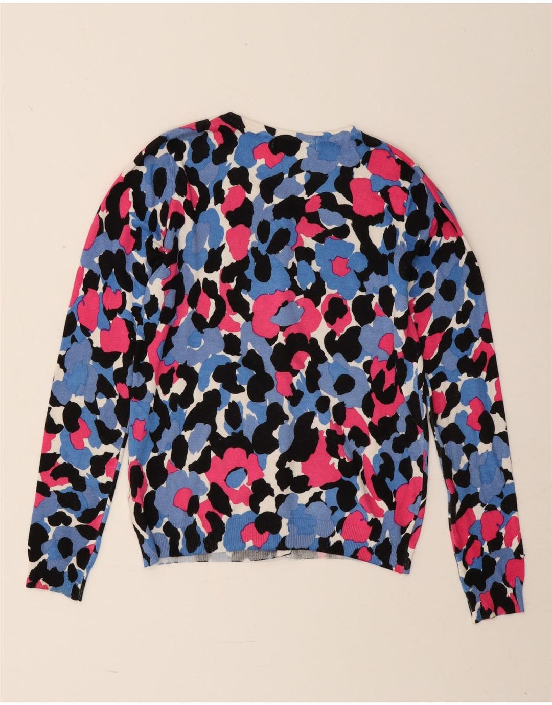 Maglione cardigan da donna Marks & Spencer UK 8 piccolo floreale multicolore
