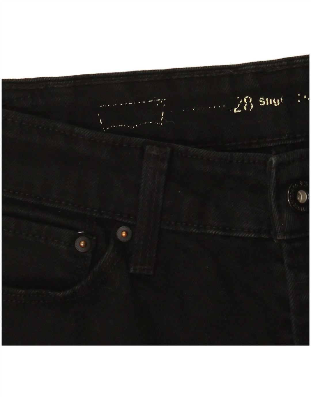 Jeans slim leggermente curvy da donna Levi's W28 L28 neri
