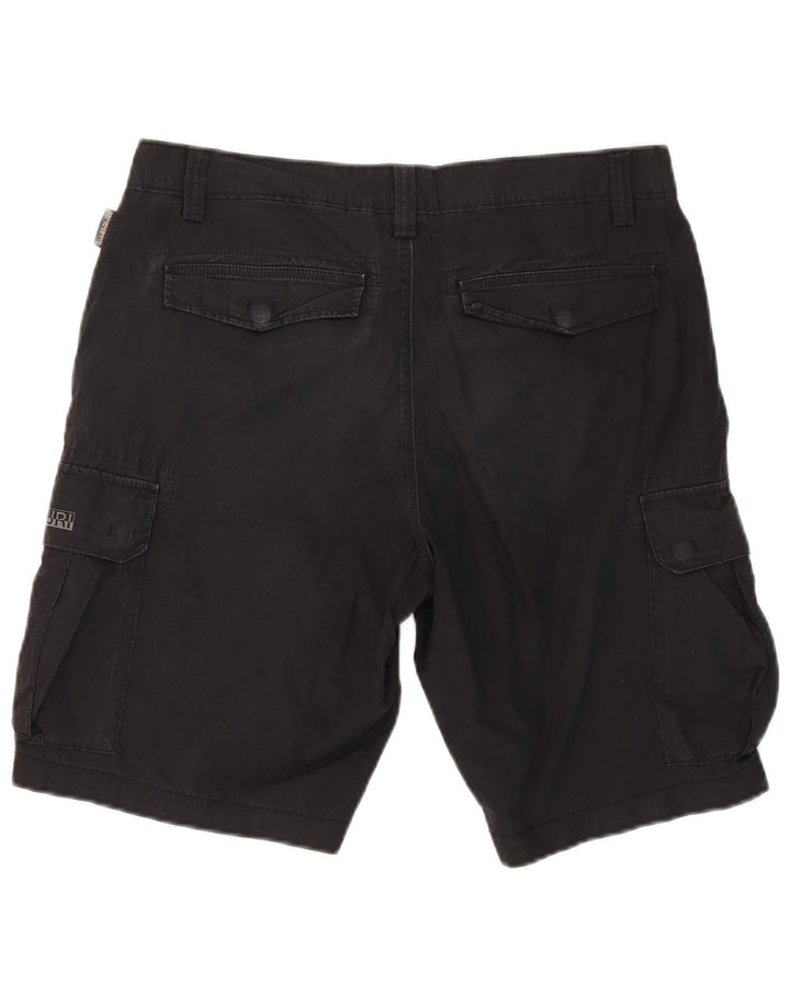 Pantaloncini cargo Geographic da uomo Napapijri W33 cotone blu navy medio