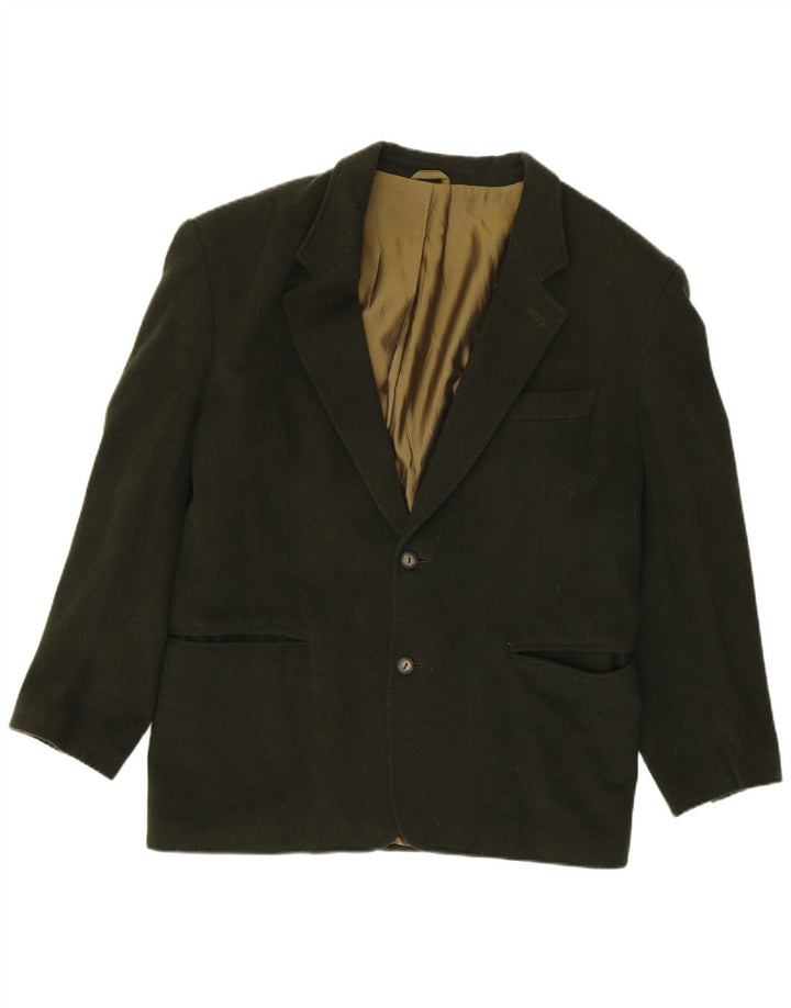 MARLBORO CLASSICS Giacca blazer da uomo a 2 bottoni EU 50 Large Green Wool