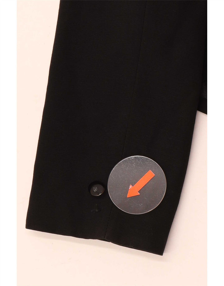 Giacca Bolero vintage da donna IT 36 XS nera