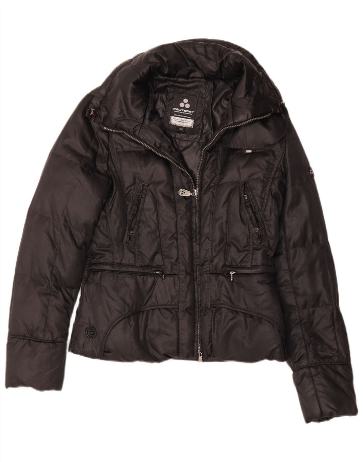 PEUTEREY Piumino Donna IT 42 Medio Nero Cotone