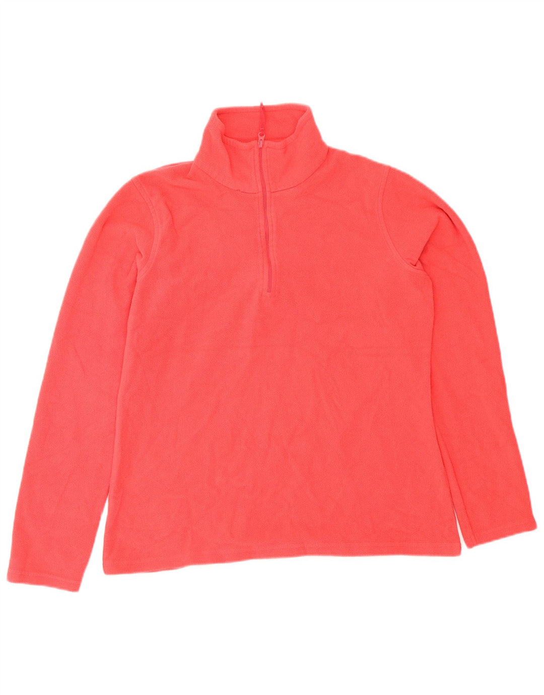 Maglione in pile da donna con collo e zip Mountain Warehouse UK 14 Poliestere rosso medio