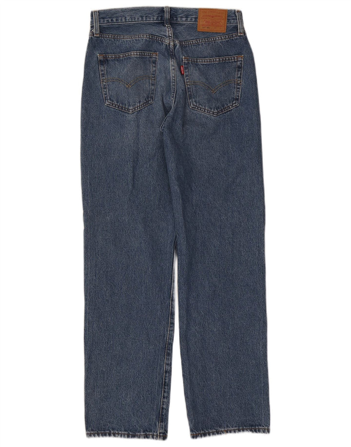 Jeans dritti da donna Levi's W27 L30 cotone blu anni '90