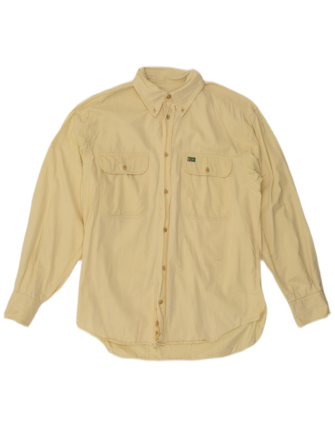 Camicia da uomo Think Pink grande gialla