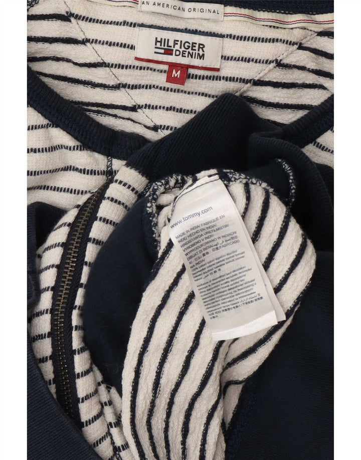 Giacca da tuta da donna Tommy Hilfiger UK 14 a righe bianche medie