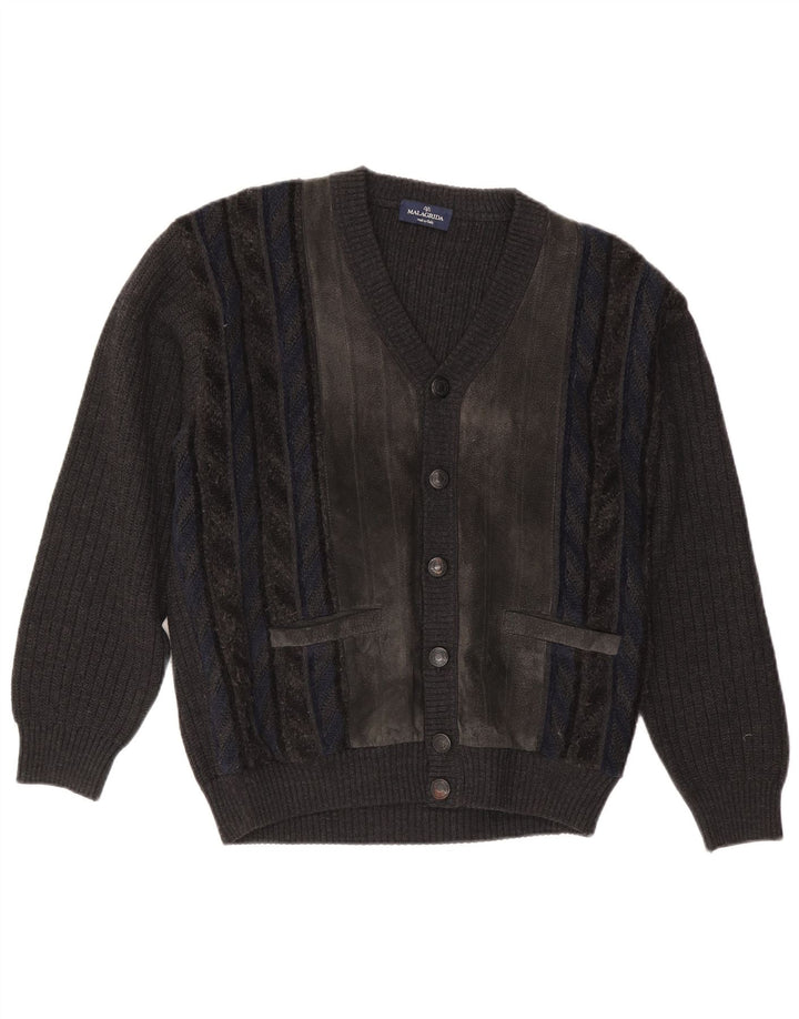 Maglione cardigan da uomo Malagrida Grigio medio
