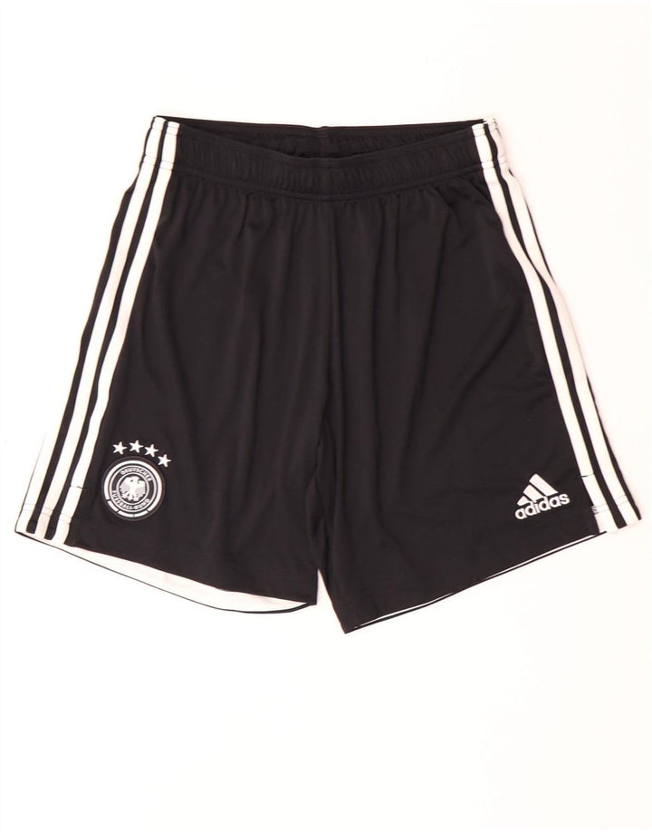 Pantaloncini sportivi ADIDAS da uomo Deutscher Fussball Bund poliestere nero medio