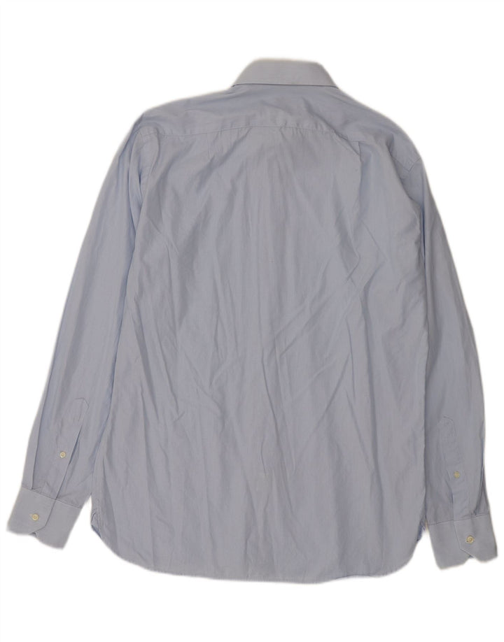 Camicia da uomo Boggi Milano taglia 38 15 1/2 cotone blu medio