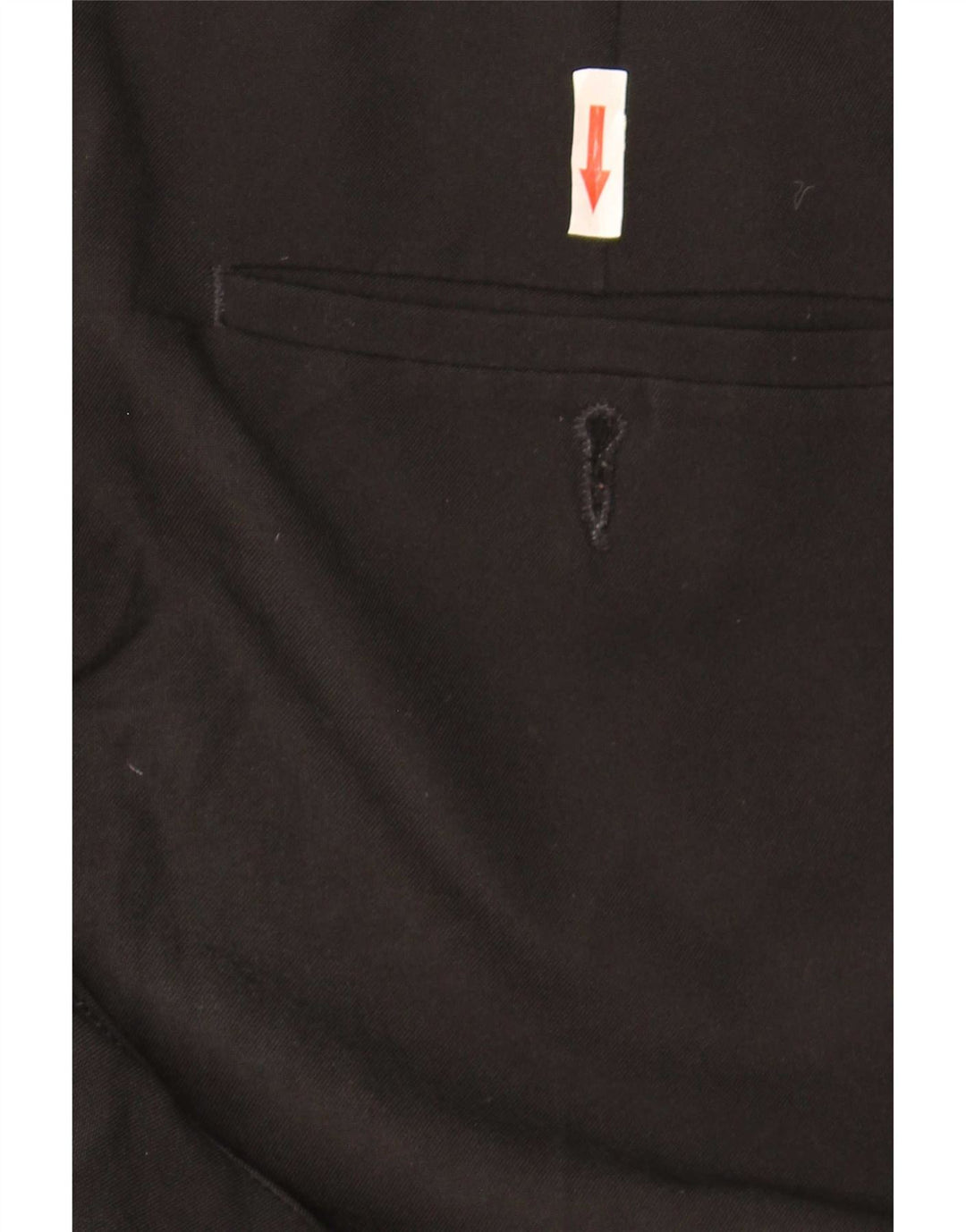 Pantaloni chino slim da uomo Marks & Spencer W34 L33 poliestere nero