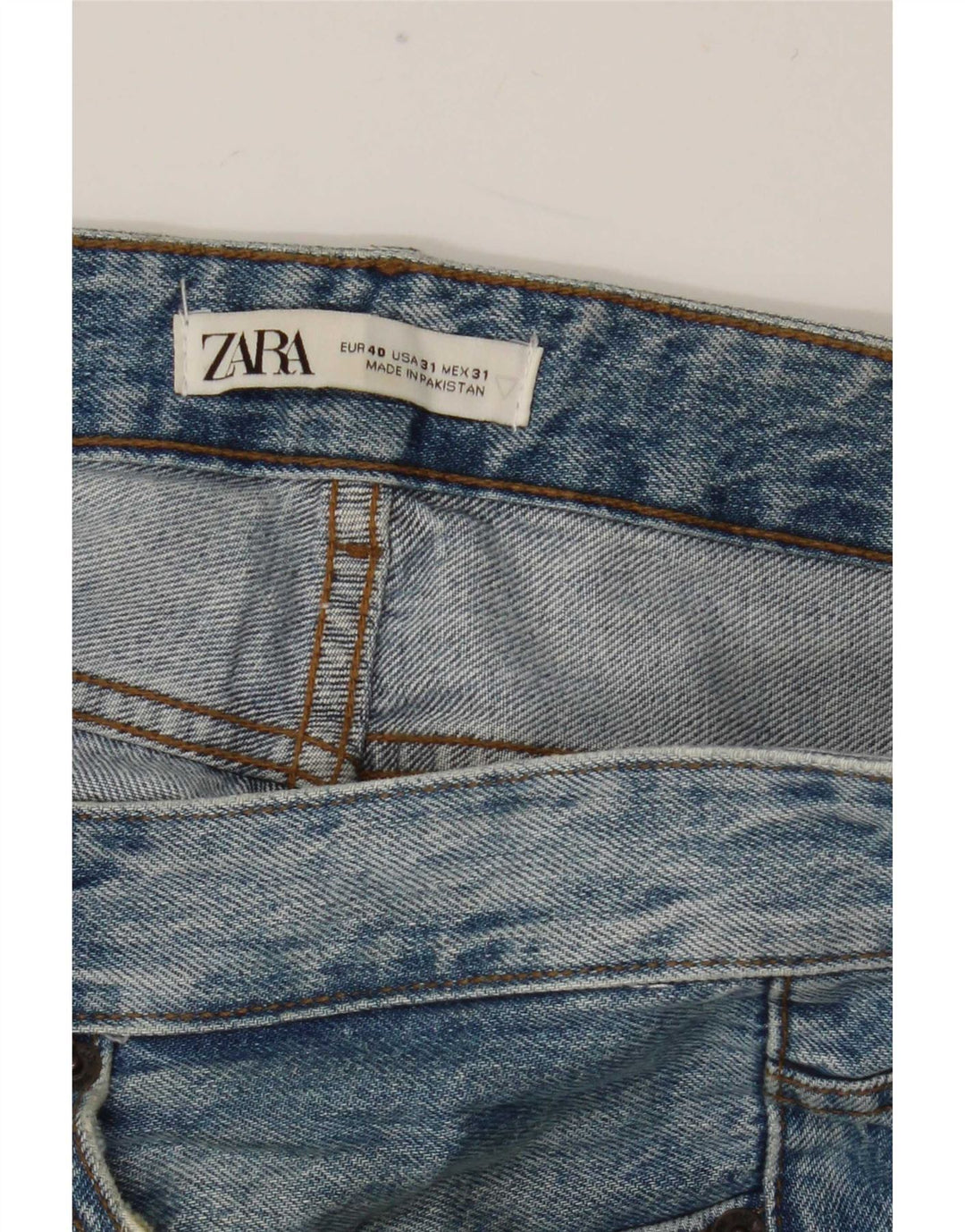 Jeans slim da uomo Zara EU 40 medio W31 L30 blu