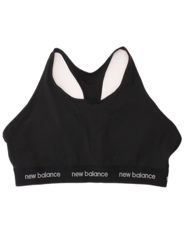 Reggiseno sportivo grafico da donna New Balance Top XL nero sportivo