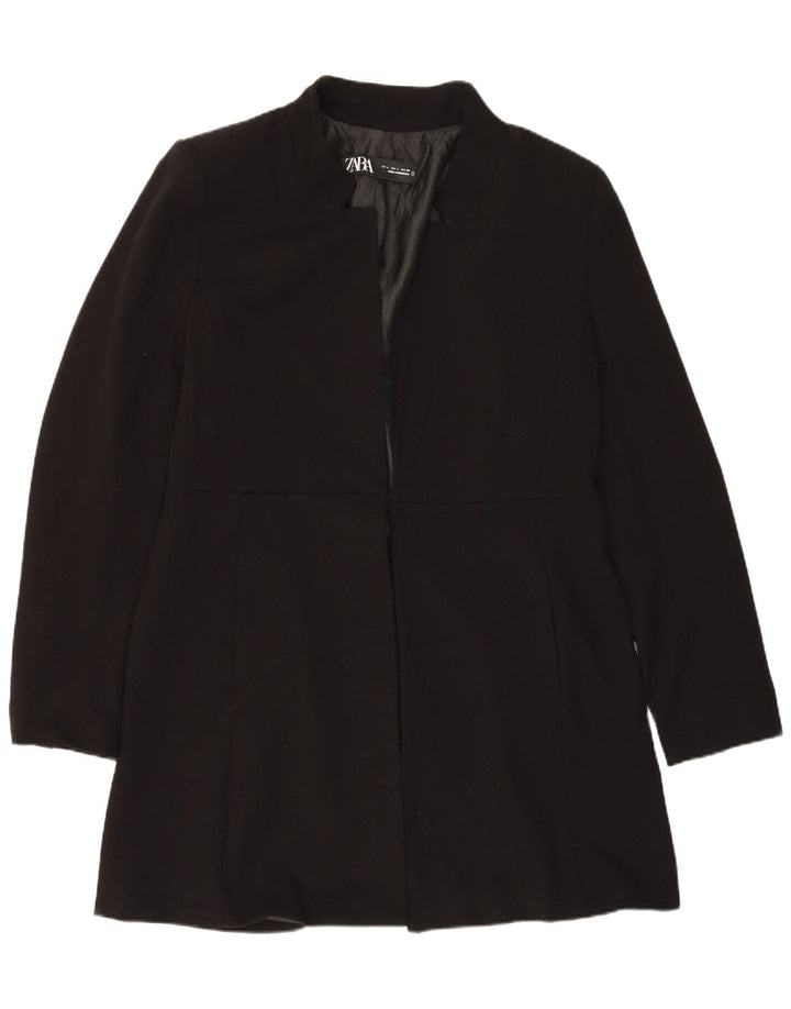 Soprabito da donna Zara UK 16 grande poliestere nero