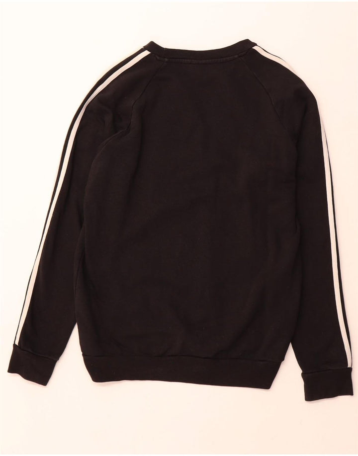Felpa ADIDAS da uomo maglione piccolo cotone nero