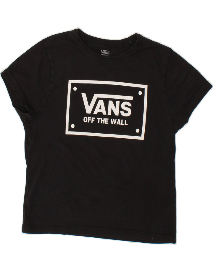 VANS Boys Graphic T-Shirt Top 10-11 Years Medium  Black Cotton Vintage Vans and Second-Hand Vans from Messina Hembry 