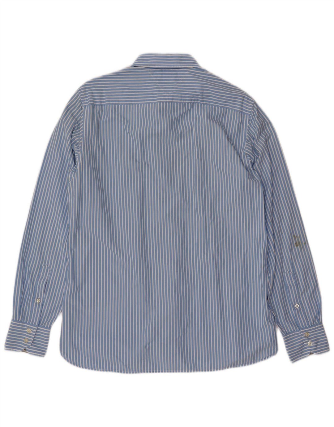 TOMMY HILFIGER Camicia da uomo in cotone a righe blu medio